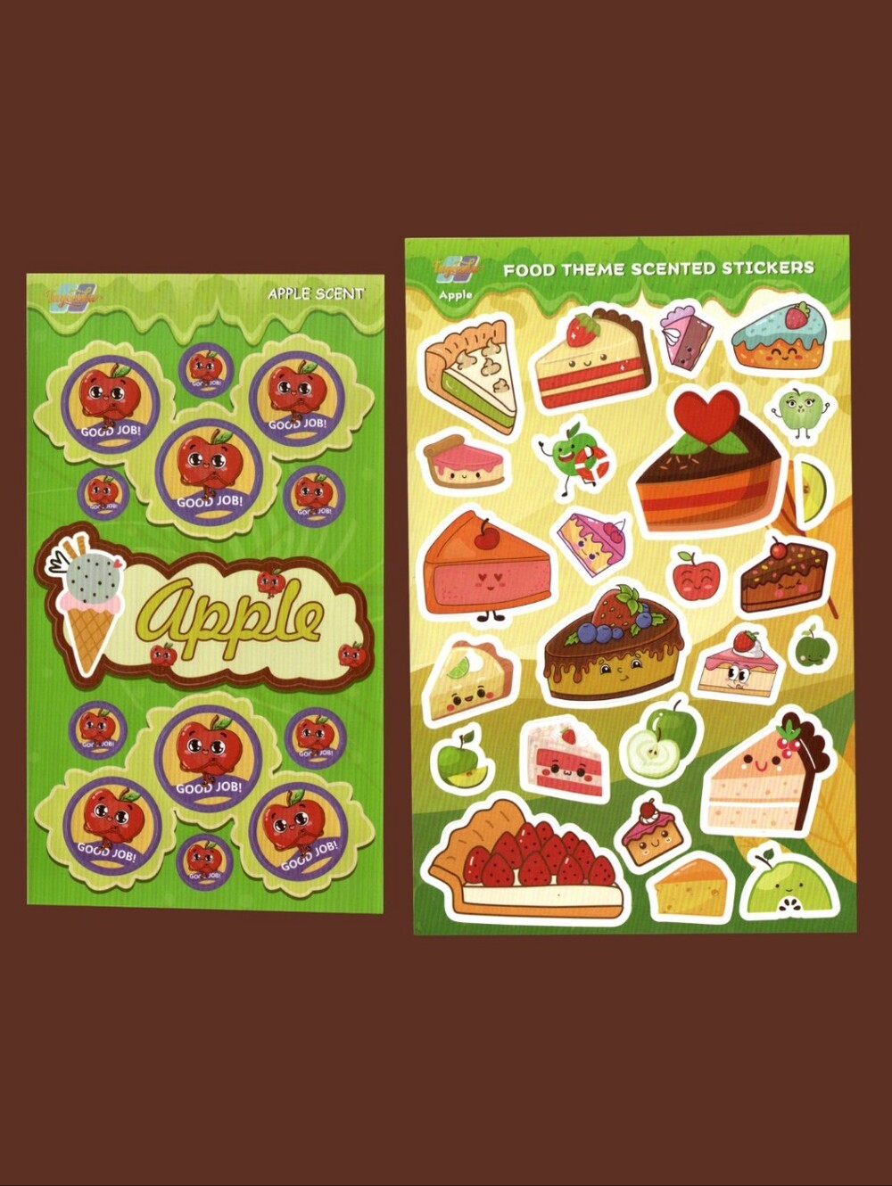 Modern Apple Scented Scratch n' Sniff Stickers 2 Sheets